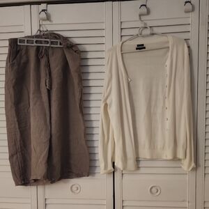 Tommy Hilfiger Cream Knitwear